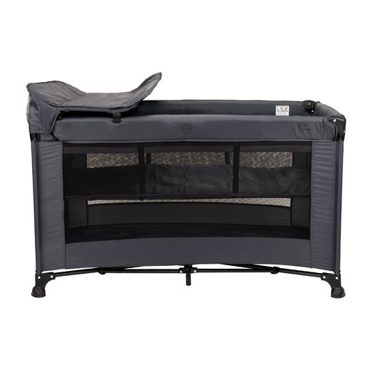 Campingbed Novi Kiki Luxe Dark Grey