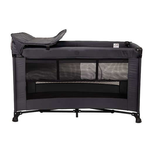 Campingbed Novi Kiki Luxe Dark Grey
