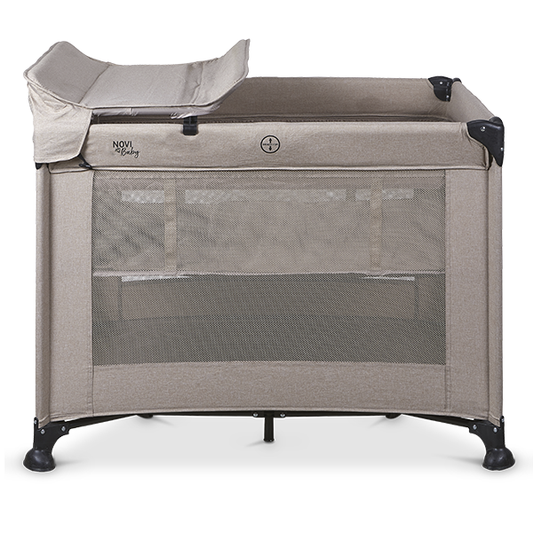 Campingbed/Box Novi Nolan Luxe Air+ Sand Melange