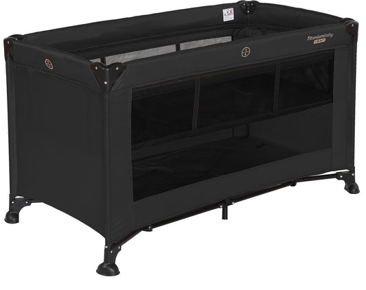 Campingbed Titanium Baby Smart Jordan Black incl. bodemverhoger