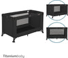 Campingbed Titanium Baby Smart Jordan Zwart