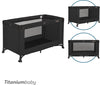 Campingbed Titanium Baby Smart Jordan Zwart