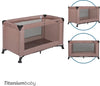 Campingbed Titanium Baby Smart Jordan Taupe Basis