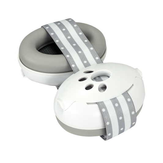 Gehoorbescherming Titanium Baby Grey/White