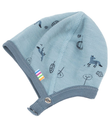 Joha Babymuts - Wol/Katoen - Blauw - Joha - 34 cm - Babymutsen