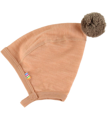 Joha Babymuts - Wol/Bamboe - Perzik - Joha - 34 cm - Babymutsen