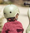 Scoot and Ride Fietshelm - Olive - Scoot and Ride - 45-51 cm - Fietshelmen
