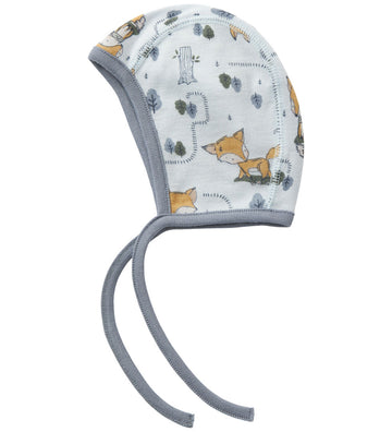 Name It Babymuts - Wol - NbmWillit - Grijs Dawn/AOP - Name It - 40-44 cm - Babymutsen