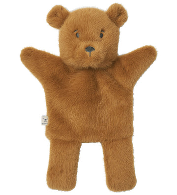 Liewood Handpop - Honor Bear - 28 cm - Golden Caramel - Liewood - OneSize - Poppen