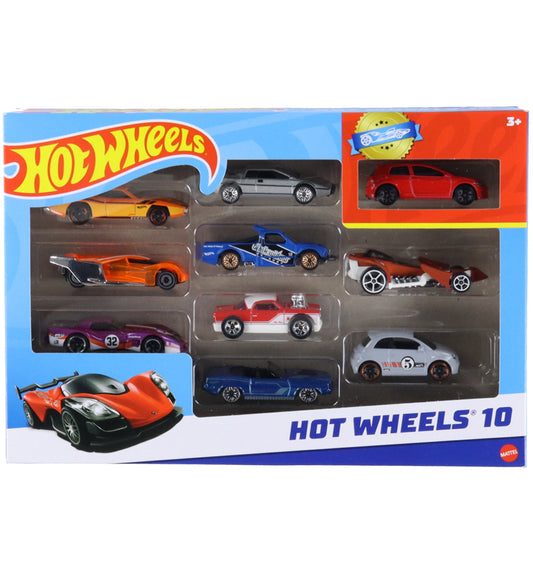 Hot Wheels Auto's - 10-pack - Assorti - Hot Wheels - OneSize - Auto´s