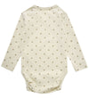 Hummel Romper L/æ - hmlBeesy - Witkapgrijs - Hummel - 1 jaar (80) - Rompers Lange Mouw