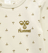 Hummel Romper L/æ - hmlBeesy - Witkapgrijs - Hummel - 1 jaar (80) - Rompers Lange Mouw