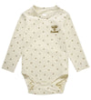 Hummel Romper L/æ - hmlBeesy - Witkapgrijs - Hummel - 1 jaar (80) - Rompers Lange Mouw