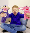 ScreamerZ Monkey - 30 cm - Paars - ScreamerZ - OneSize - Knuffels