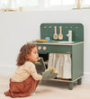 Flexa Play Keukenset - Pot en pan - Mustard/Natuurlijk hout - Flexa - OneSize - Speelkeukens