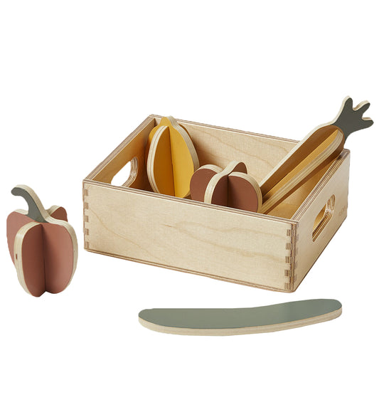 Flexa Play Speelgoedeten - Groenten - Hout - Flexa - OneSize - Speelgoedeten