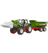 Bruder Tractor - RoadMax m. Voorlader en aanhanger - 03452 - Bruder - OneSize - Tractors