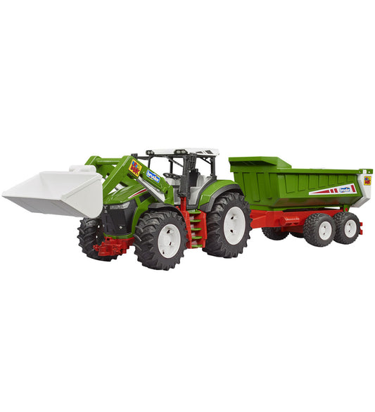 Bruder Tractor - RoadMax m. Voorlader en aanhanger - 03452 - Bruder - OneSize - Tractors