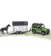 Bruder Auto - Land Rover Defender m. Paardentrailer - 02592 - Bruder - OneSize - Auto´s
