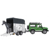 Bruder Auto - Land Rover Defender m. Paardentrailer - 02592 - Bruder - OneSize - Auto´s