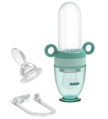 Neno Food Feeder m. Lepel - Gusto - Mint Groen - Neno - OneSize - Food Feeders