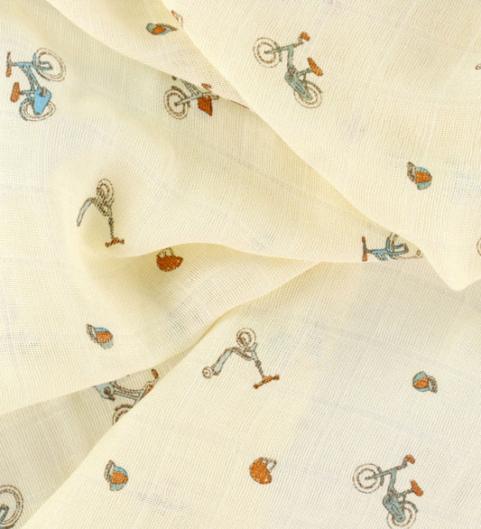 Cam Cam Wikkeldoek - 120x120 cm - Fietsen - Cam Cam - OneSize - Wikkeldoeken