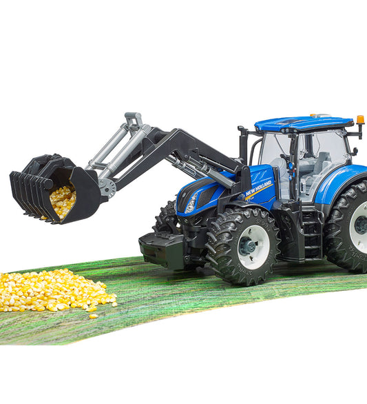 Bruder Trekker - New Holland T7.340 m. Voorlader - 03121 - Bruder - OneSize - Tractors