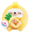Snackles Knuffel - 25 cm - De luiaard Sandy m. Tropical Gold - SNACKLES - OneSize - Knuffels