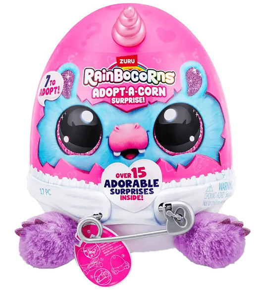 Rainbocorns Verrassing - 22 cm - Adopt-A-Corn - Asst. - Rainbocorns - OneSize - Knuffels