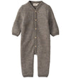 Wheat Wagenspak - Wolvlies - Levi - Brown Melange - Wheat - 1 jaar (80) - Wagenspakken