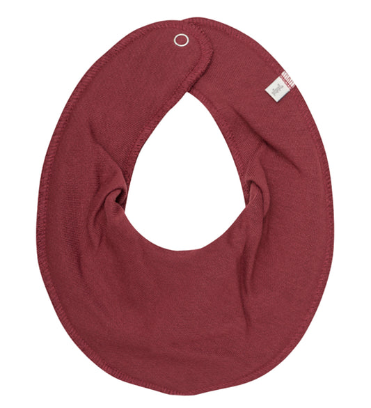 Pippi Baby Babyslabbetje - Rond - Nieuw Maroon - Pippi Baby - OneSize - Kwijlsjaaltjes