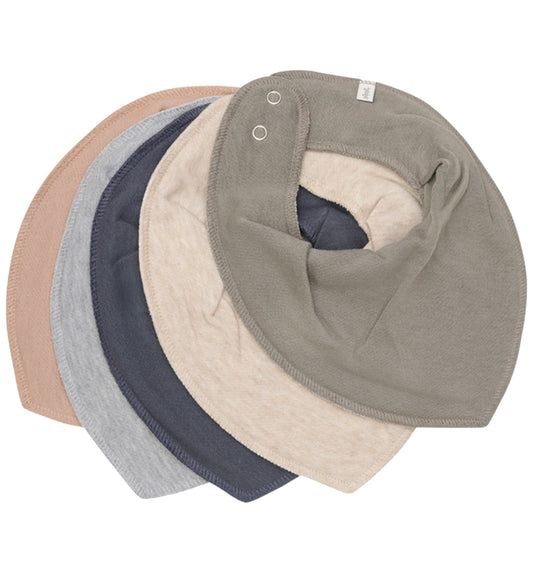 Pippi Babyslabbetje - 5-pack - Vetiver - Pippi Baby - OneSize - Kwijlsjaaltjes