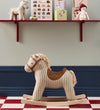Kids Concept Schommelpaard - za M - Aiden - Blauw/Wit - Kids Concept - OneSize - Schommelpaarden