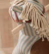 Kids Concept Schommelpaard - za M - Aiden - Blauw/Wit - Kids Concept - OneSize - Schommelpaarden