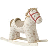 Kids Concept Schommelpaard - Gestippeld - Aiden - Wit/Beige - Kids Concept - OneSize - Schommelpaarden