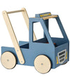 Kids Concept Loopwagen - Hout - Vrachtwagen - Aiden - Blauw - Kids Concept - OneSize - Loopwagens