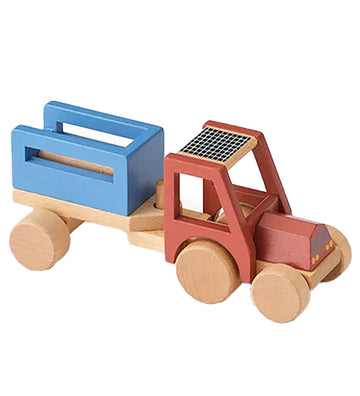 Kids Ceoncept Tractor Aiden - Hout - Kinderhub - Kids Concept - OneSize - Tractors