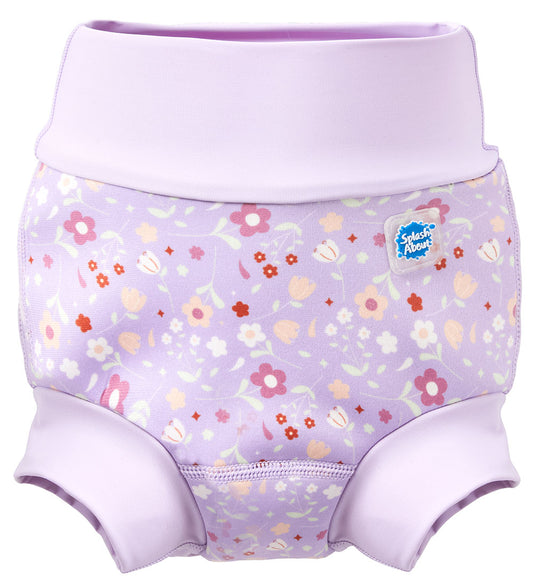Splash About Zwemluier - Happy Nappy Duo - Lilac Spring - Splash About - 4-5 jaar (104-110) - Zwemluiers