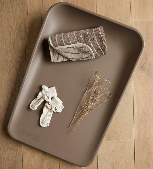Leander Verschoonmatje - Bosland - 50x65 cm - Mocca - Leander - OneSize - Verschoonmatjes