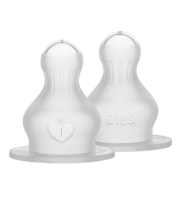 BIBS flessenspeen - 2-pack - Fast Flow - Siliconen - BIBS - OneSize - Flessenspenen