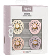 BIBS Bohemen Fopspenen - Maat 1 - 4-pack - Rond - Ivory/Blush/Bl - BIBS - 0-6 mnd - Fopspenen