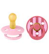 BIBS Colour Fopspenen - Maat 2 - 2-pack - Rond - Baby Pink/Coral - BIBS - 6-18 mnd - Fopspenen