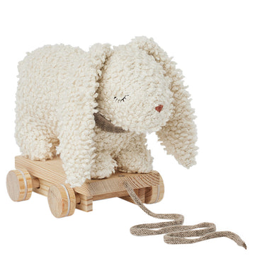 Smallstuff Trekdier - Konijn - Off White - Smallstuff - OneSize - Trekspeelgoed