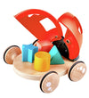 Hape Trekspeelgoed - Lieveheersbeestje m. Blokken - Hape - OneSize - Trekspeelgoed