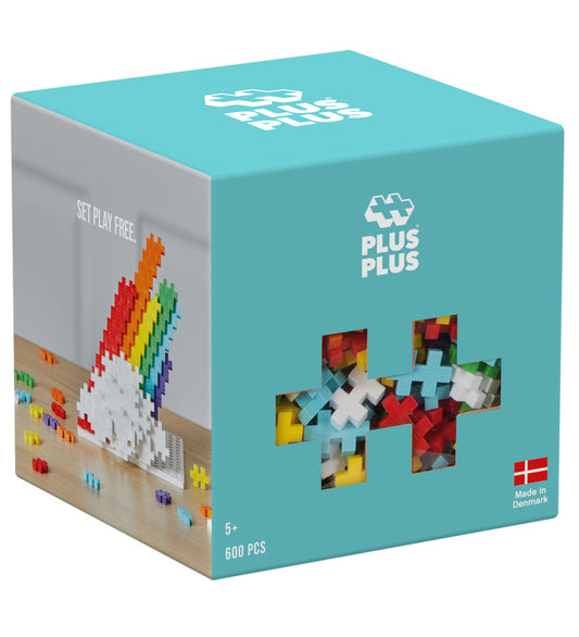 Plus-Plus - 600 st. - Rainbow Mix - Plus-Plus - OneSize - Blokken