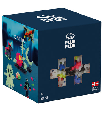 Plus-Plus - 600 st. - Glow In The Dark - Plus-Plus - OneSize - Blokken