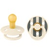 BIBS Colour Fopspenen - Maat 1 - 2-pack - Rond - Ruby Pijn Mix - BIBS - 0-6 mnd - Fopspenen