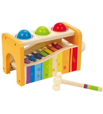 Hape Hamerbank m. Xylofoon - Hape - OneSize - Muziekinstrumenten