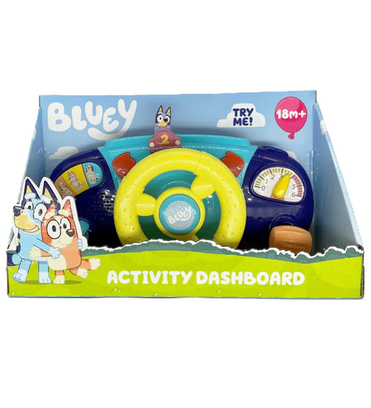 Bluey Dashboard m. Verlichting/Geluid - Bluey - OneSize - Activiteitenspeelgoed