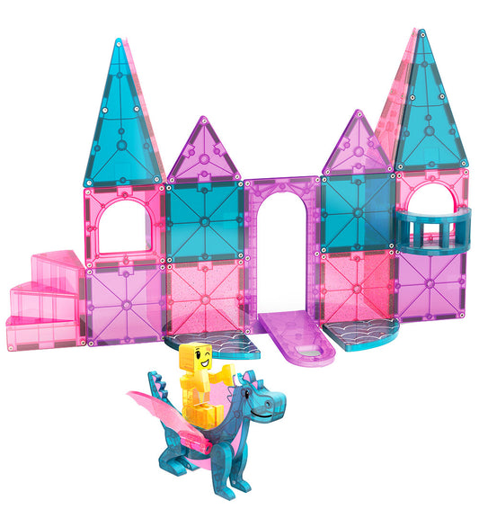 Magna-Tiles Magneetset - 25 Onderdelen - Kasteel - Magna-Tiles - OneSize - Magnetisch speelgoed